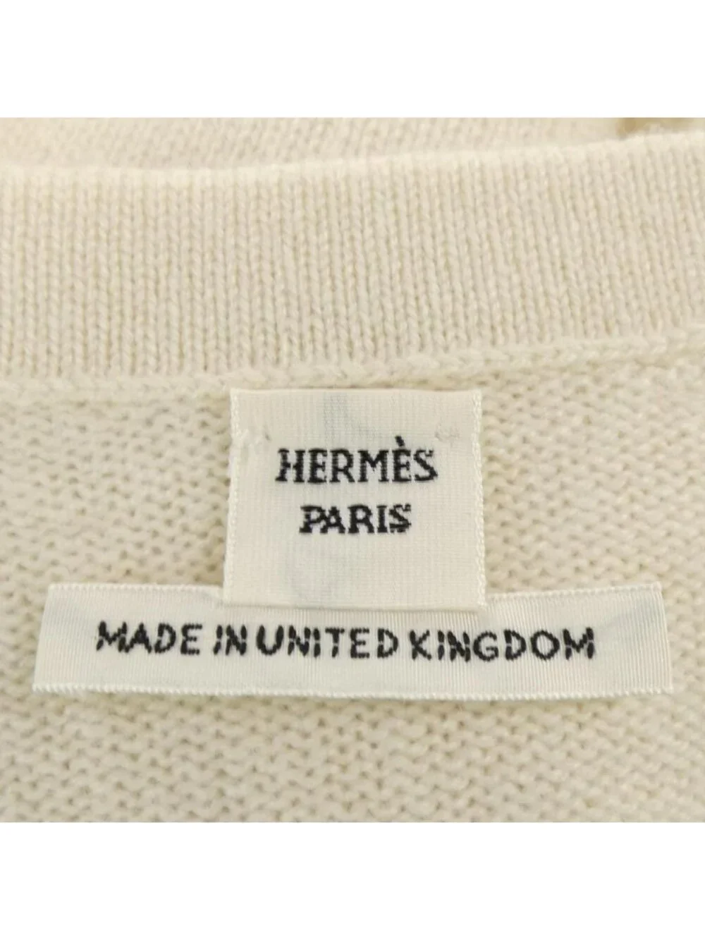 Hermes Dress Cashmere White - Picture 4 of 7